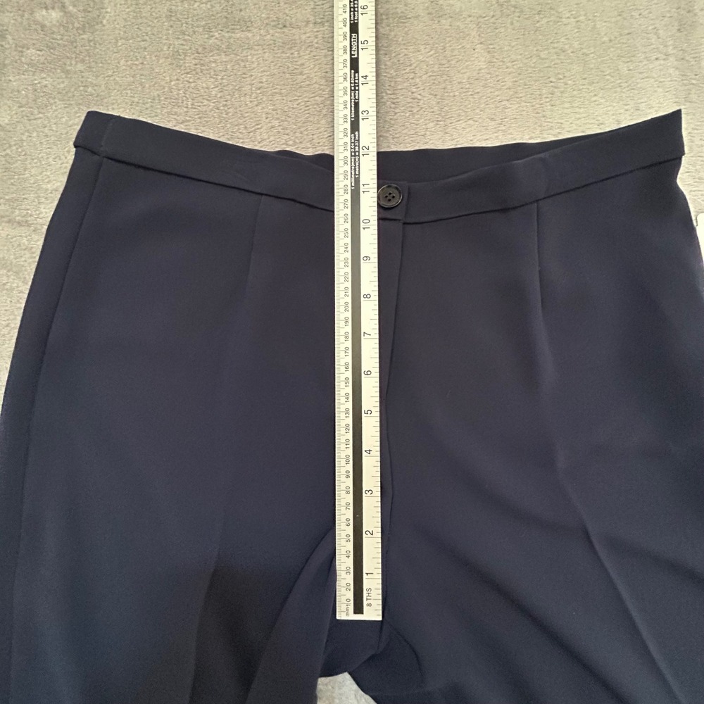 Pendleton Catalina Pants Women 10P Petite Navy Wide Leg Trousers NWT $128 - Picture 11 of 13